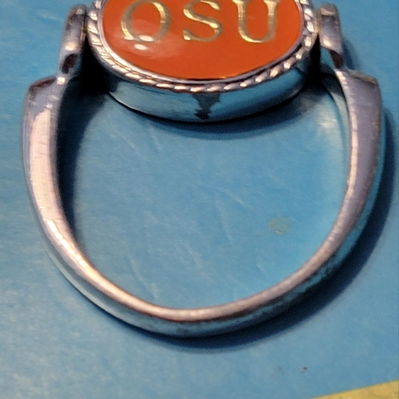 OSU Orange Silver Ring SIZE 7 - Picture 2 of 5